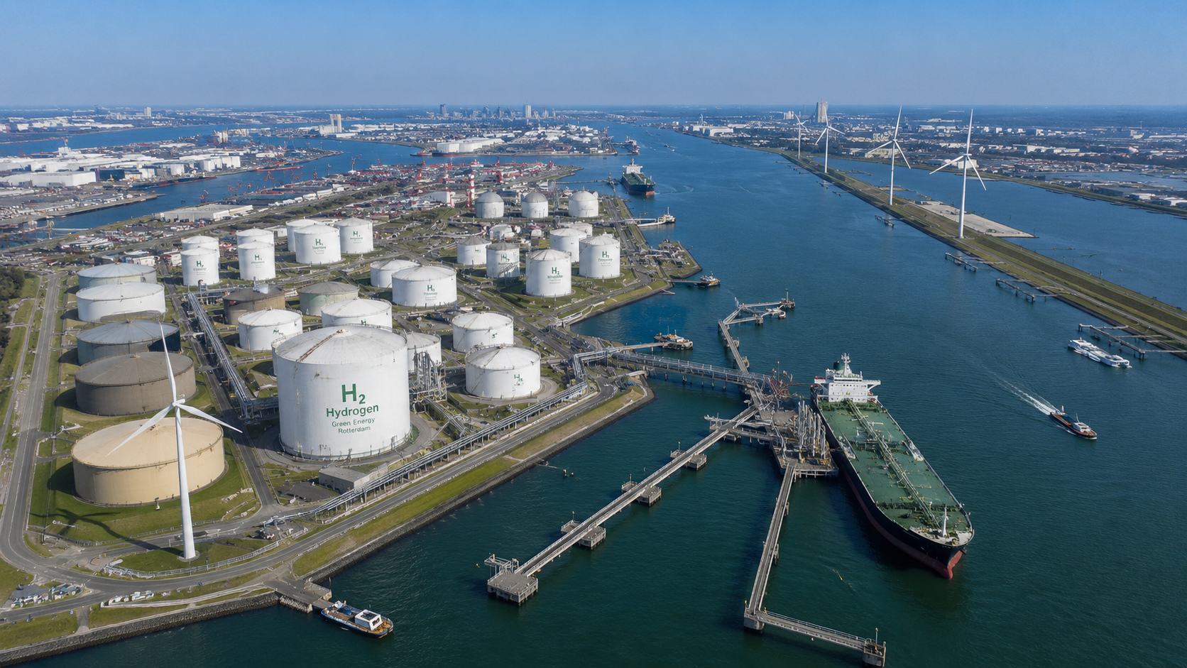 Rotterdam Port Authority Unveils €2.4bn Hydrogen Terminal Expansion